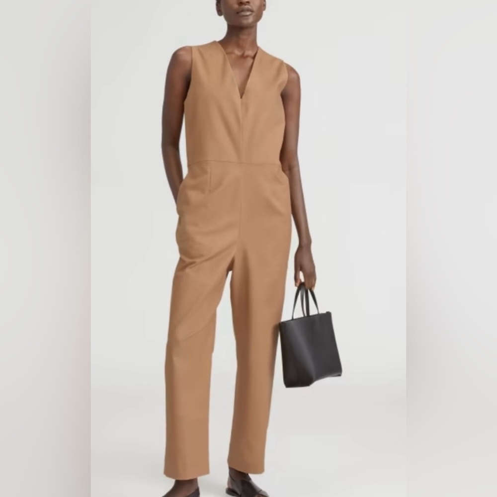 NWT EVERLANE The Structured
Jumpsuit Toasted Coconut Tan... #S00
